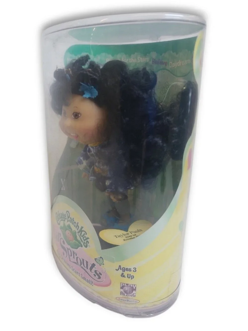 Rare New 2007 Cabbage Patch Kids Lil' Sprouts Taylor Paula Doll Born November 28